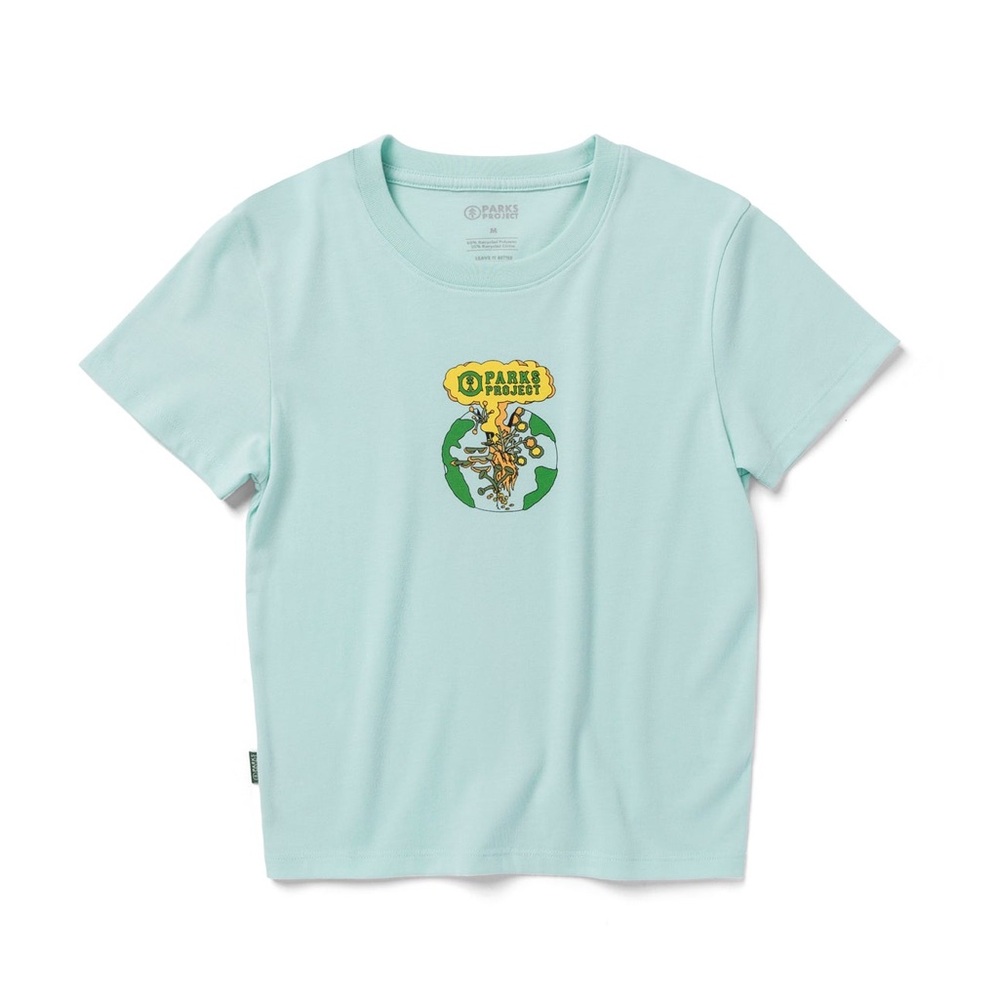 Women's Secret Lives Of Lichen Mini Tee, Ash Blue, Multiple Sizes, NWT - Picture 3 of 6